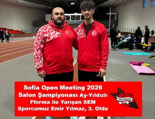 Sofia Open Meeting 2026 Salon Şampiyonası Ay-Yıldızlı Fforma ile Yarışan SEM Sporcumuz Emir Yılmaz, 3. Oldu radyobora