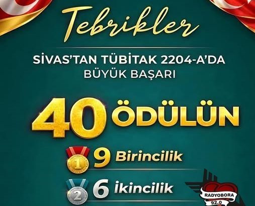 TUBİTAK 2204- A Lise Öğrencileri Araştırma Projeleri Bölge Finalleri Sergisinde büyük bir başarı radyobora