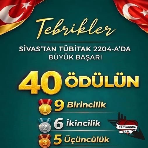 TUBİTAK 2204- A Lise Öğrencileri Araştırma Projeleri Bölge Finalleri Sergisinde büyük bir başarı radyobora
