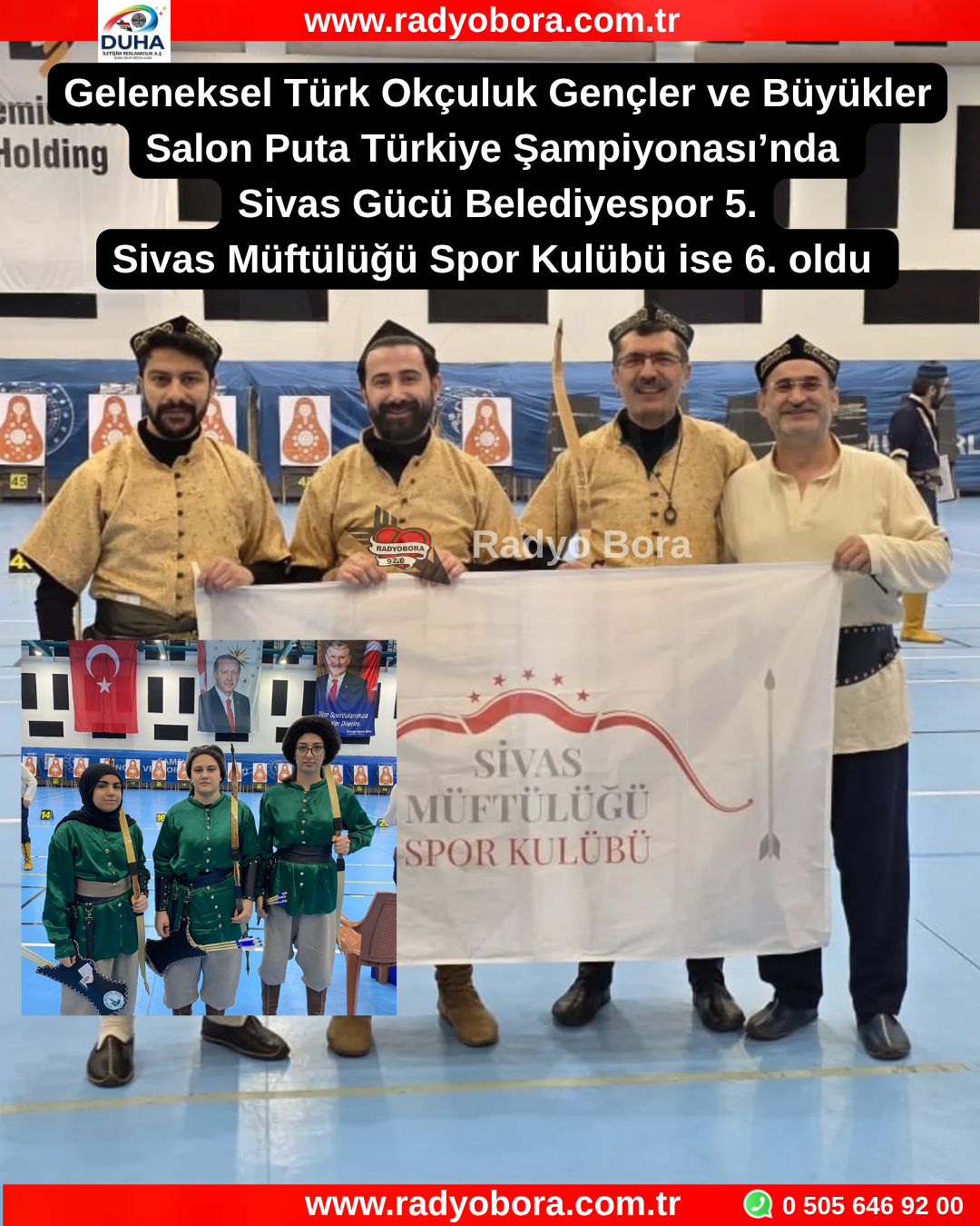 Geleneksel Türk Okçuluk Gençler ve Büyükler Salon Puta Türkiye Şampiyonası  radyo bora