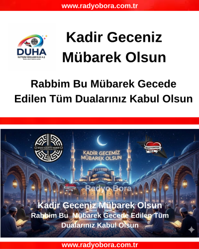 Kadir Geceniz Mübarek Olsun radyo bora