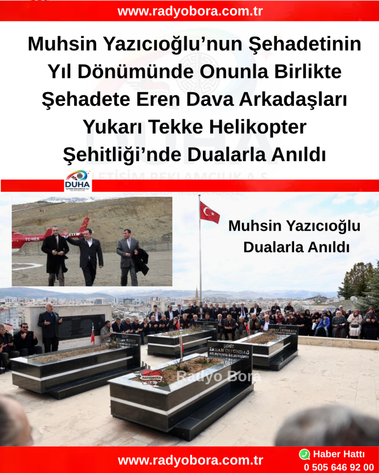 Muhsin Yazıcıoğlu Dualarla Anıldı radyo bora
