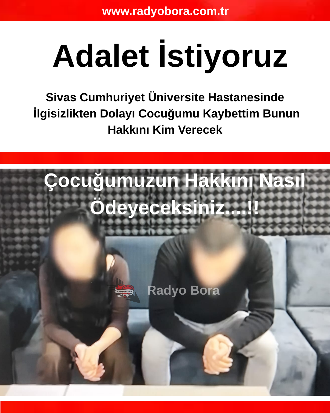 Sivas Cumhuriyet Üniversite Hastanesinde İlgisizlikten Dolayı Cocuğumu Kaybettim radyobora