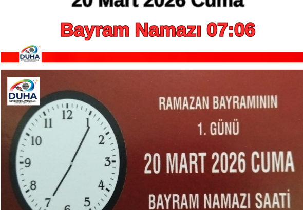 Sivas'ta 2026 Ramazan Bayramı Namazı Vakti radyobora