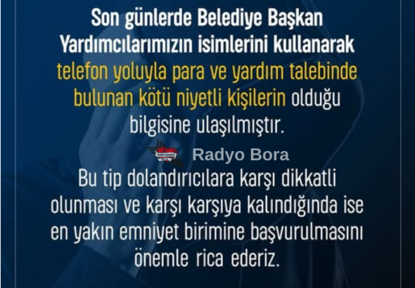 Sivas'ta Dolandırıcılık Girişimlerine Dikkat! radyobora