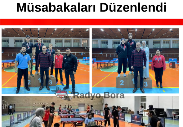 Sivas’ta Yurtlar Arası Masa Tenisi İl Birinciliği Müsabakaları Düzenlendi RADYOBORA