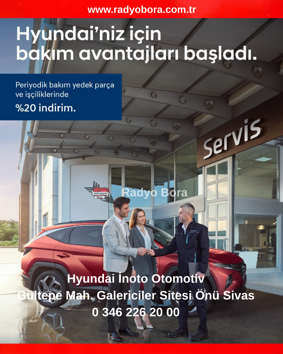 hyundai servis mart 2026 radyobora