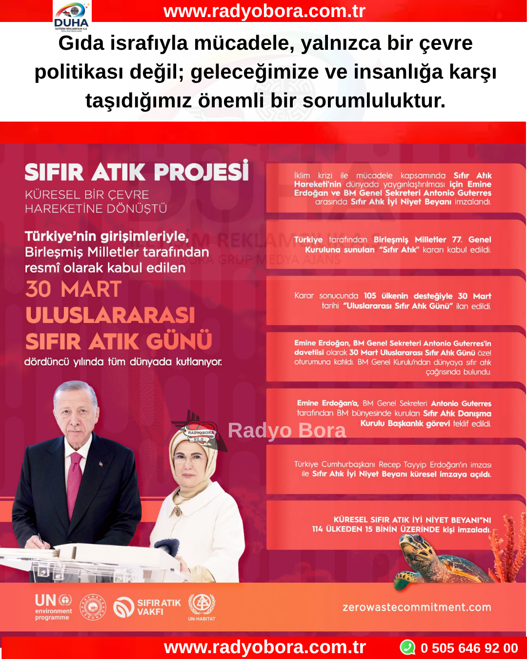 sıfır atık radyo bora