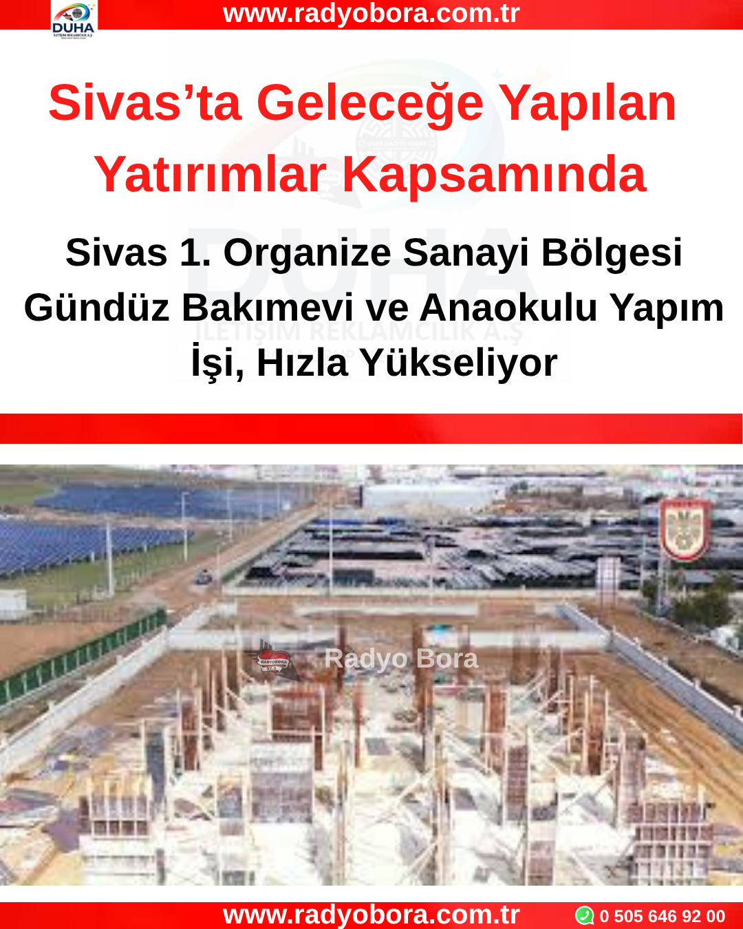 1. Organize Sanayi Bölgesi Gündüz Bakımevi ve Anaokulu Yapım radyobora (1)