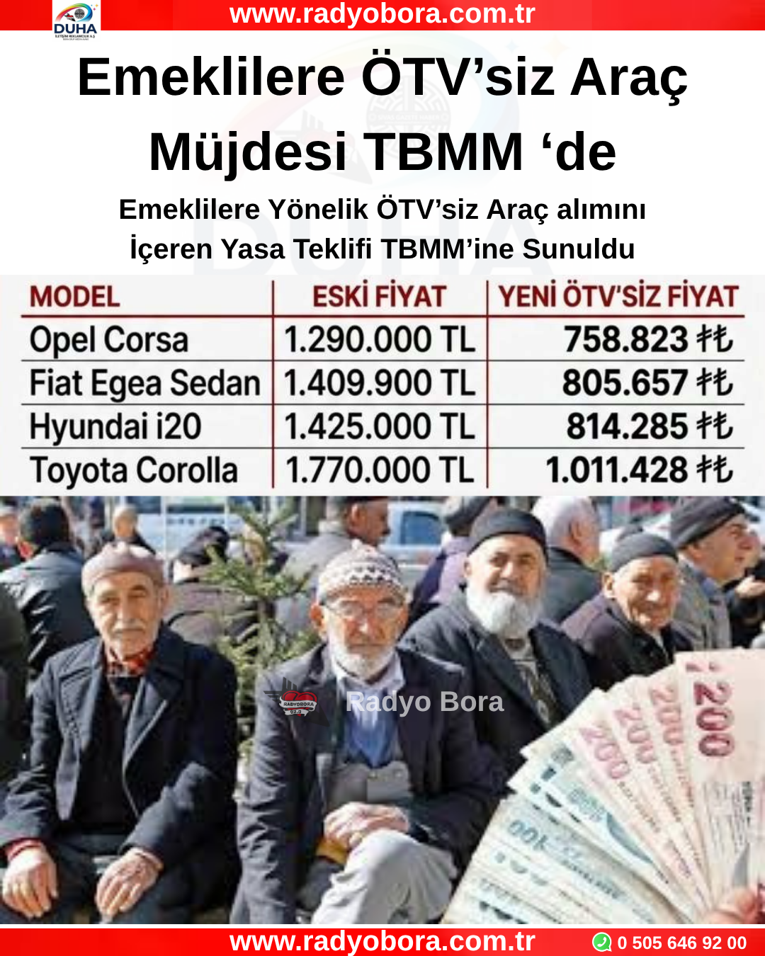 Emeklilere ÖTV’siz Araç Müjdesi TBMM ‘de radyobora