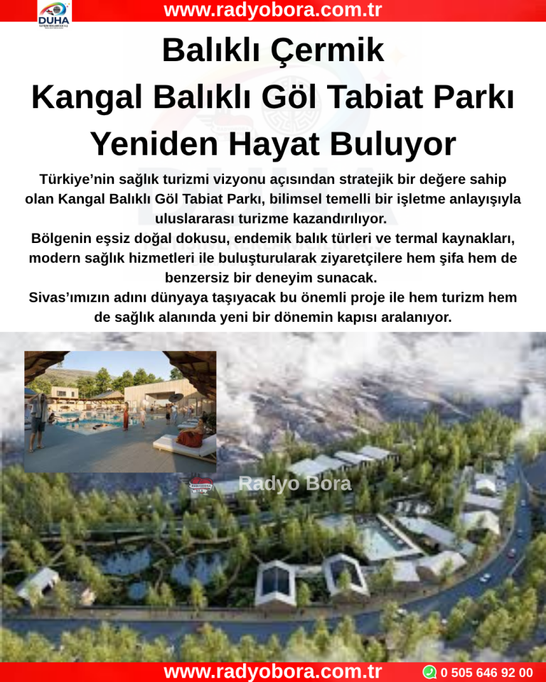 Kangal Balıklı Göl Tabiat Parkı Yeniden Hayat Buluyor Radyo Bora
