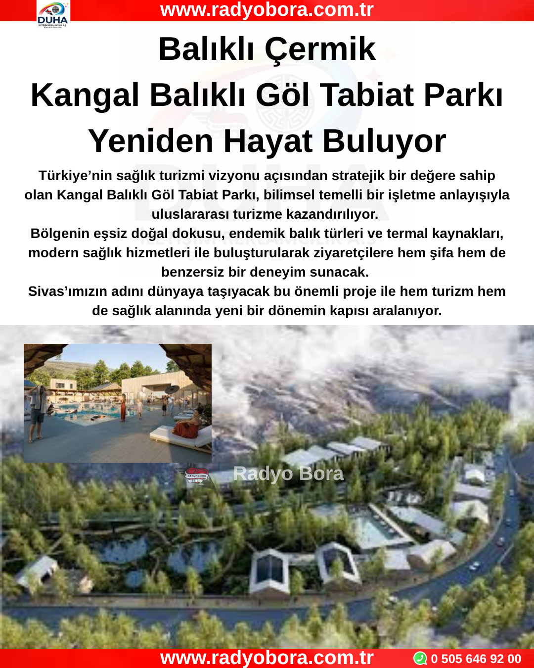 Kangal Balıklı Göl Tabiat Parkı Yeniden Hayat Buluyor Radyo Bora
