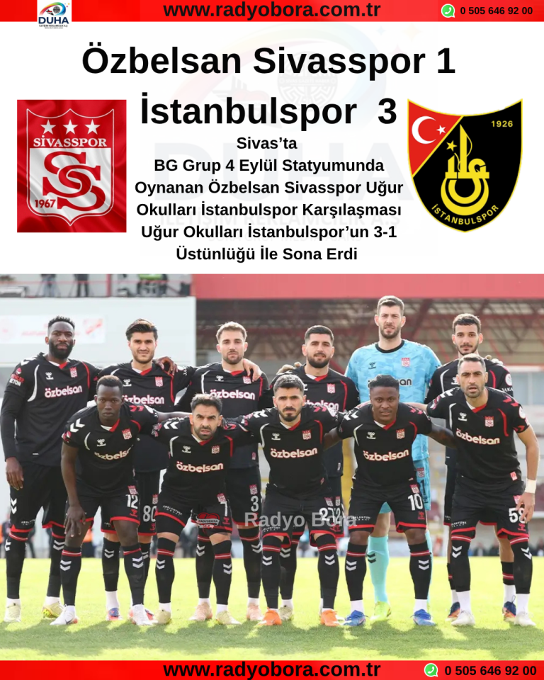 Özbelsan Sivasspor 1 İstanbulspor 3 Radyo Bora (1)