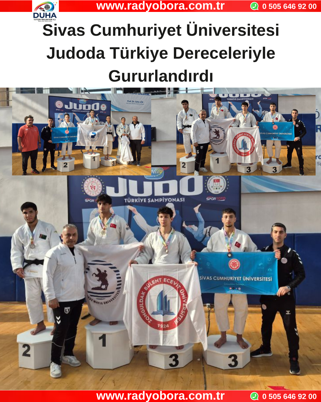 Sivas Cumhuriyet Üniversitesi Judoda Türkiye Dereceleriyle Gururlandırdı Radyo Bora