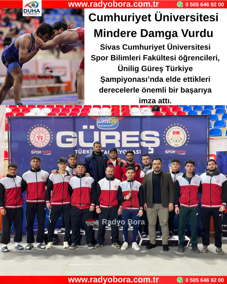 Sivas Cumhuriyet Üniversitesi Mindere Damga Vurdu Radyo Bora