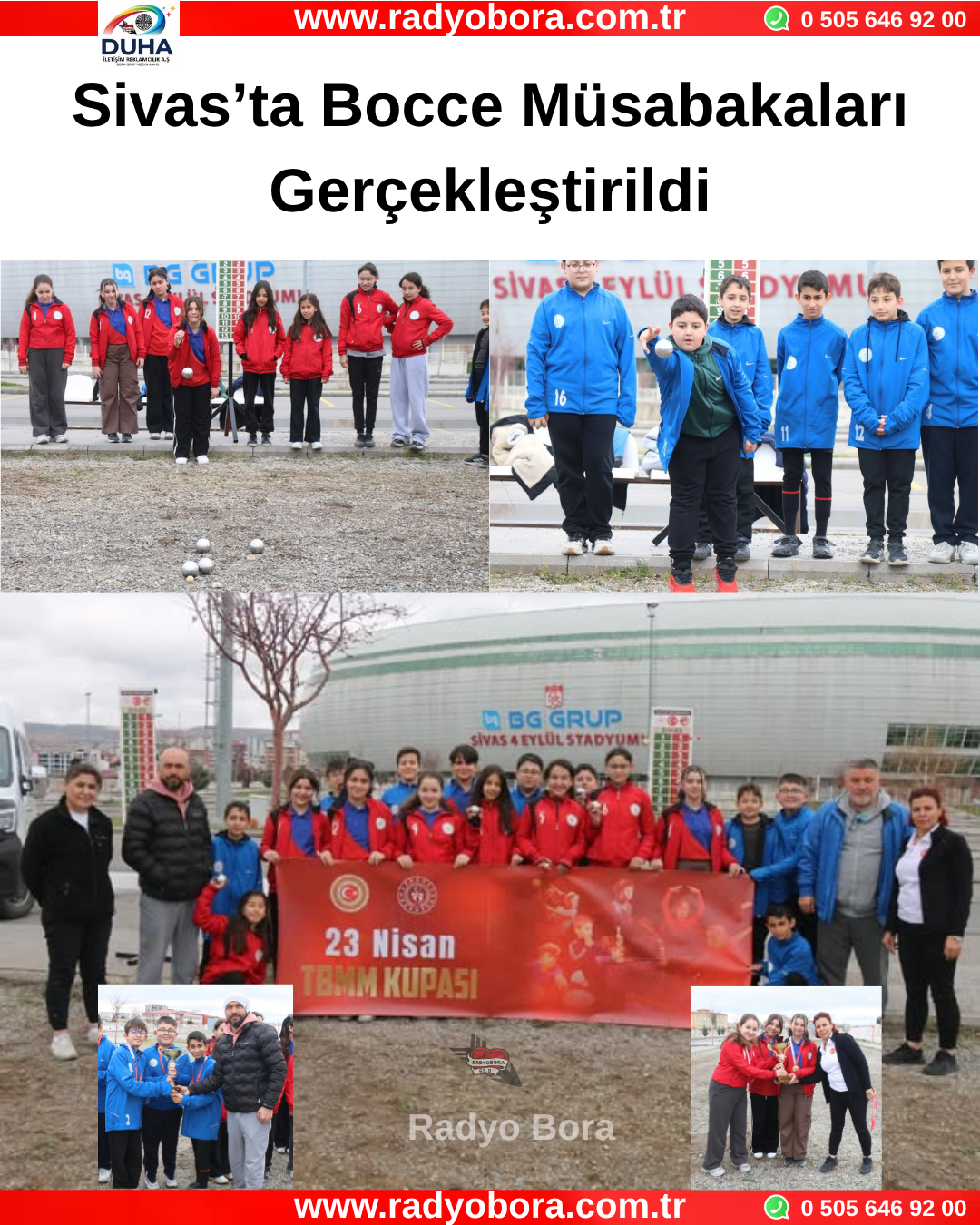 Sivas’ta Bocce Müsabakaları Gerçekleştirildi Radyo Bora