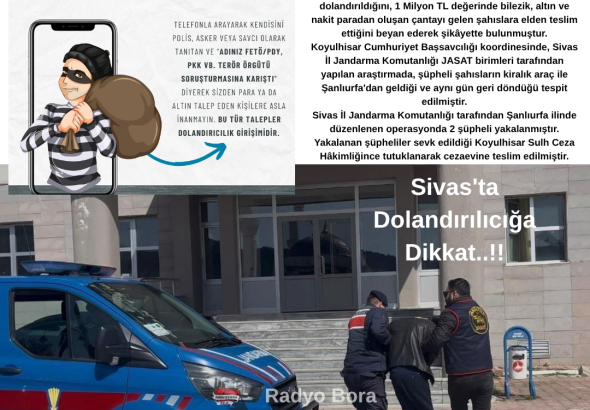 Sivas'ta Dolandırılıcığa Dikkat..!! Radyo Bora