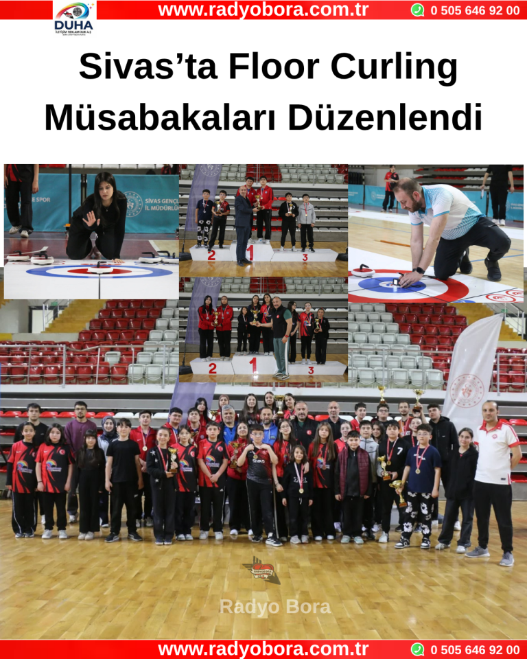 Sivas’ta Floor Curling Müsabakaları Düzenlendi Radyo Bora