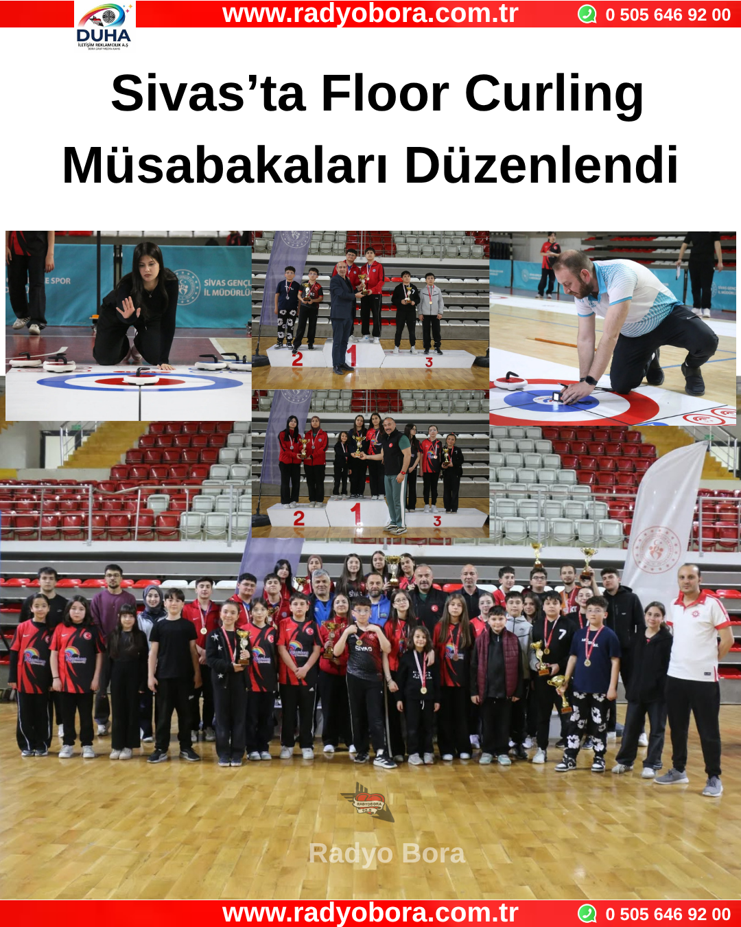 Sivas’ta Floor Curling Müsabakaları Düzenlendi Radyo Bora