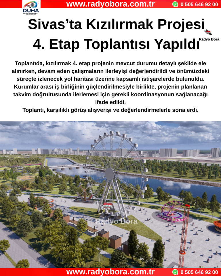 Sivas’ta Kızılırmak Projesi 4. Etap Toplantısı Yapıldı Radyo Bora