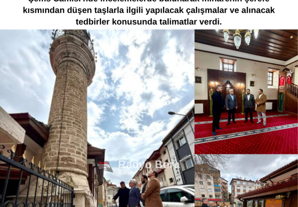 Sivas’ta Şems Camisi'nde Yenileme Çalışması Başlıyor Radyo Bora