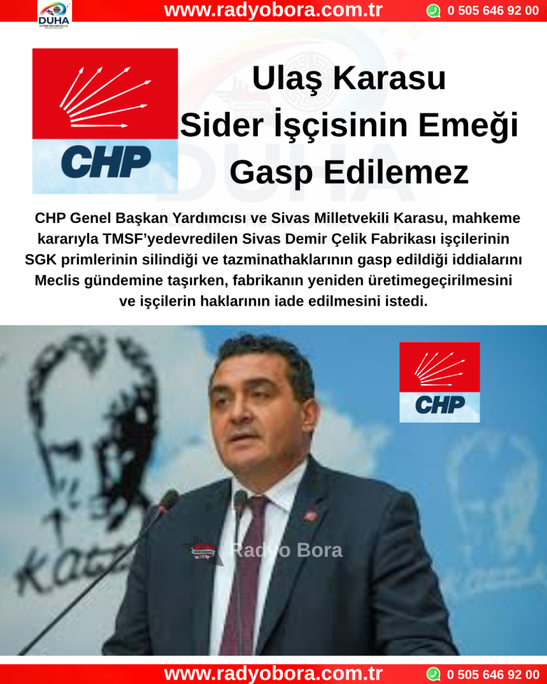 Ulaş Karasu - Sider İşçisinin Emeği Gasp Edilemez Radyo Bora