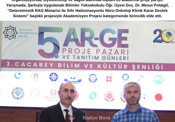 Anadolu Üniversiteler Birliği Proje Pazarında Sivas Cumhuriyet Üniversitesi Zirvede Yer Aldı Radyo Bora