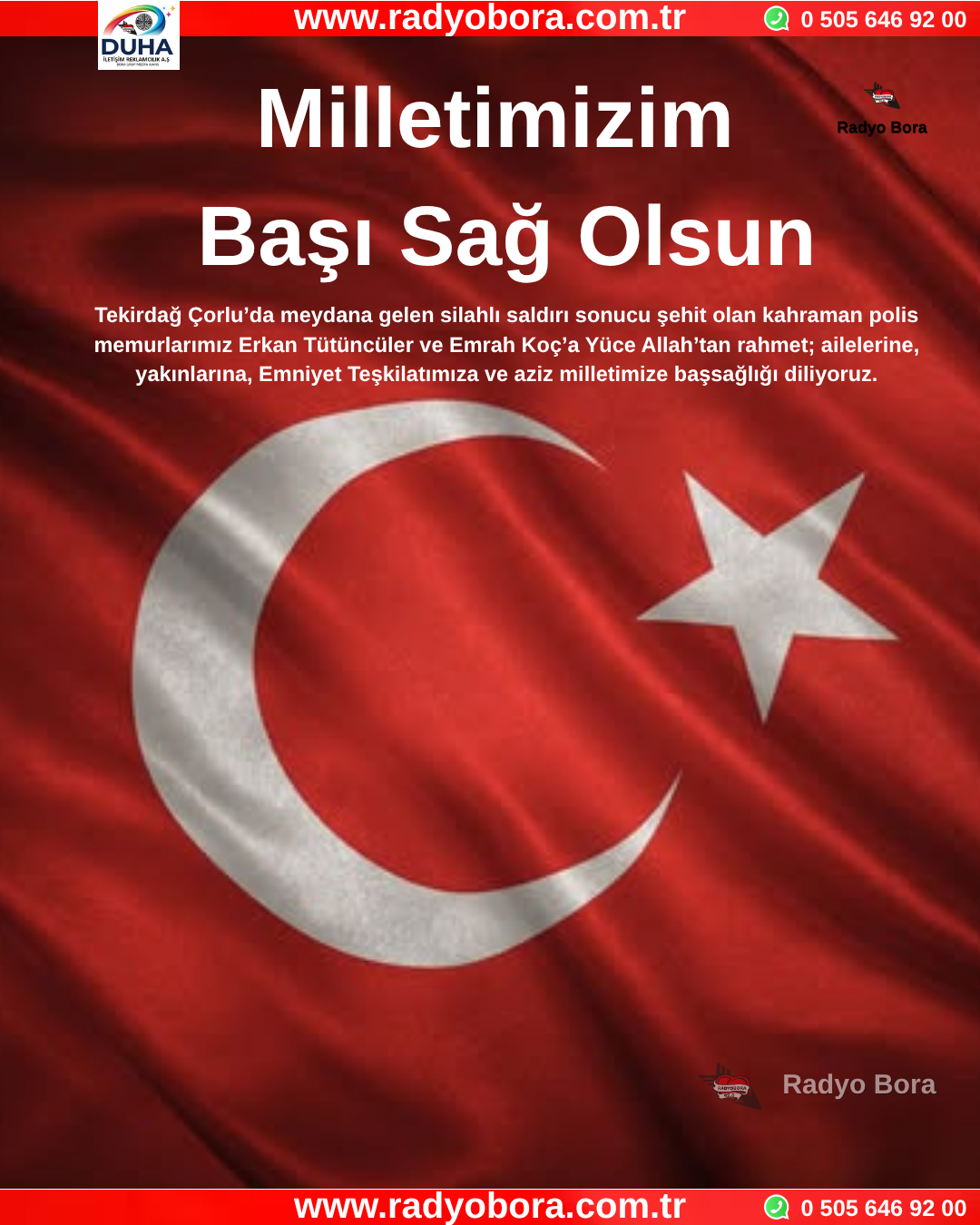 Milletimizim Başı Sağ Olsun Radyo Bora