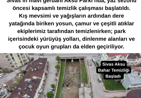 Sivas Aksu Bahar Temizliği Başladı  Radyo Bora