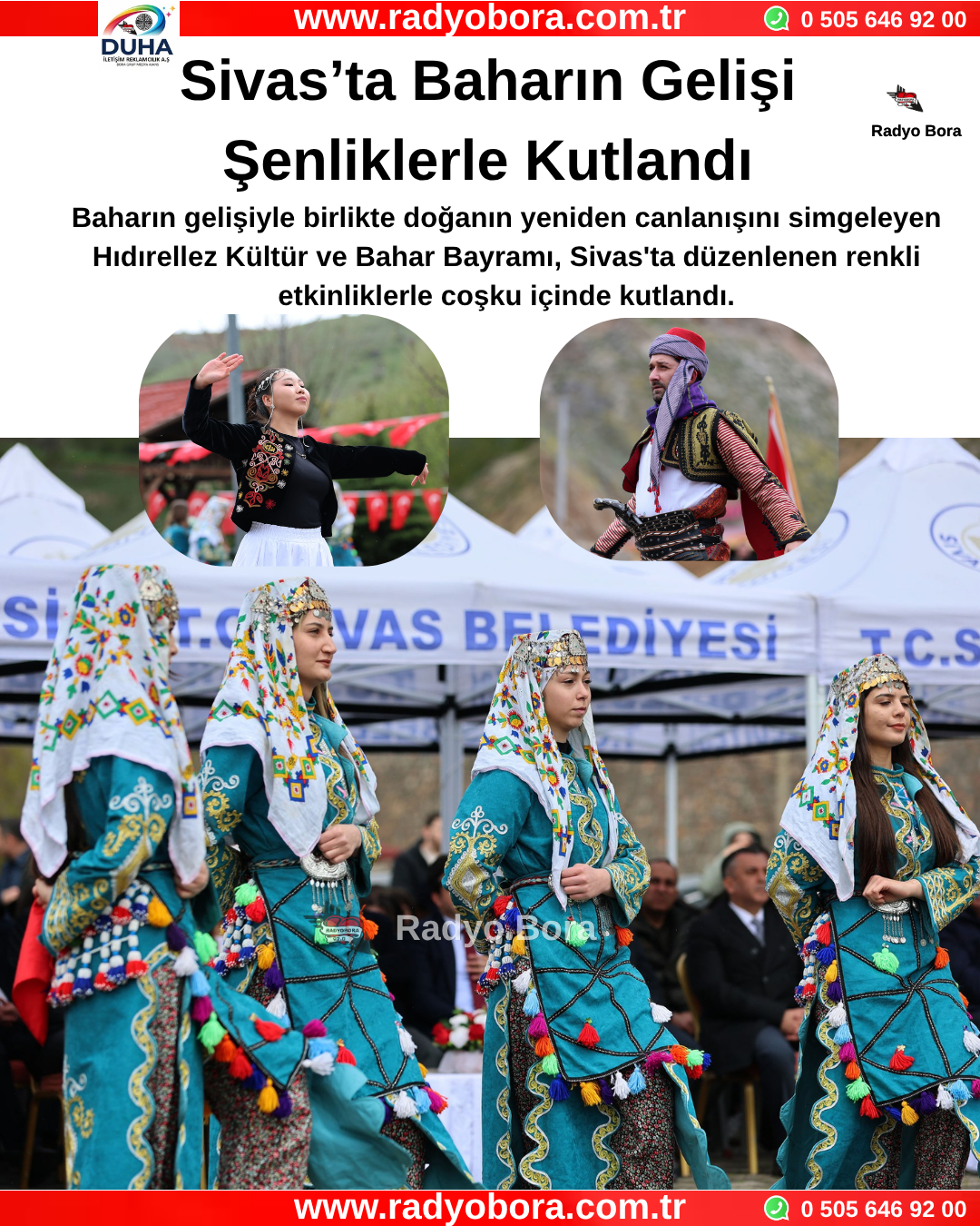Sivas’ta Baharın Gelişi Şenliklerle Kutlandı Radyo Bora