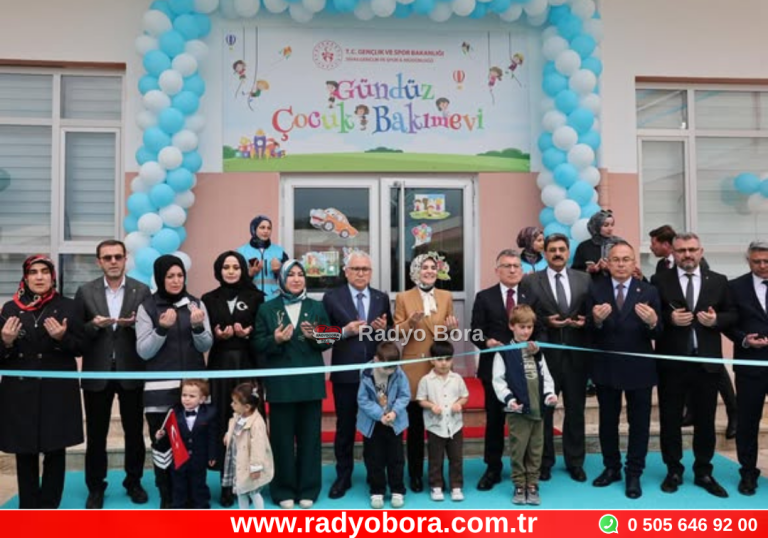 Türkiye'de ilk kez Sivas'ta Gençlik ve Spor İl Müdürlüğü Gündüz Bakım Evi, Binali Yıldırım Kız Öğrenci Yurt Yerleşkesinde Hizmete Açıldı Radyo Bora