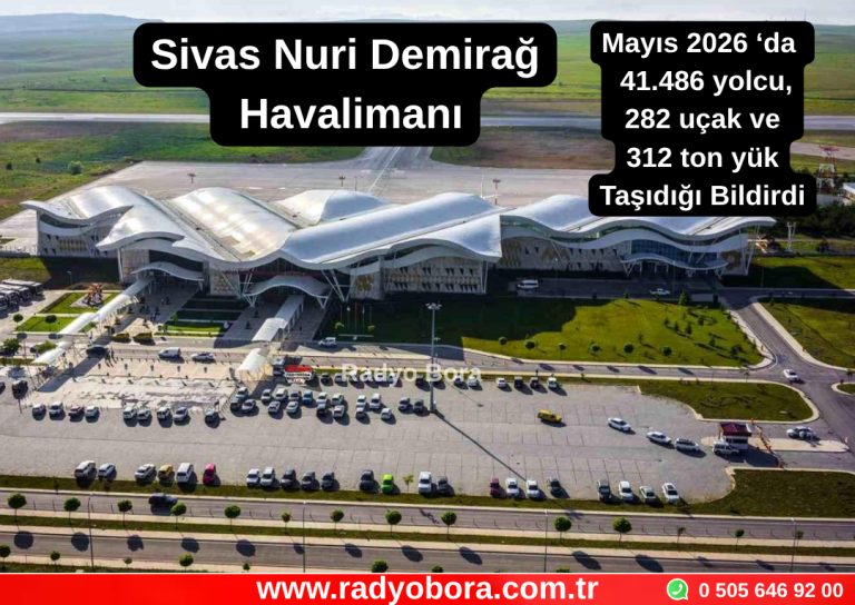Sivas Nuri Demirağ Havalimanı 2026 Mayıs Ayı Verilerini Açıkladı Radyo Bora