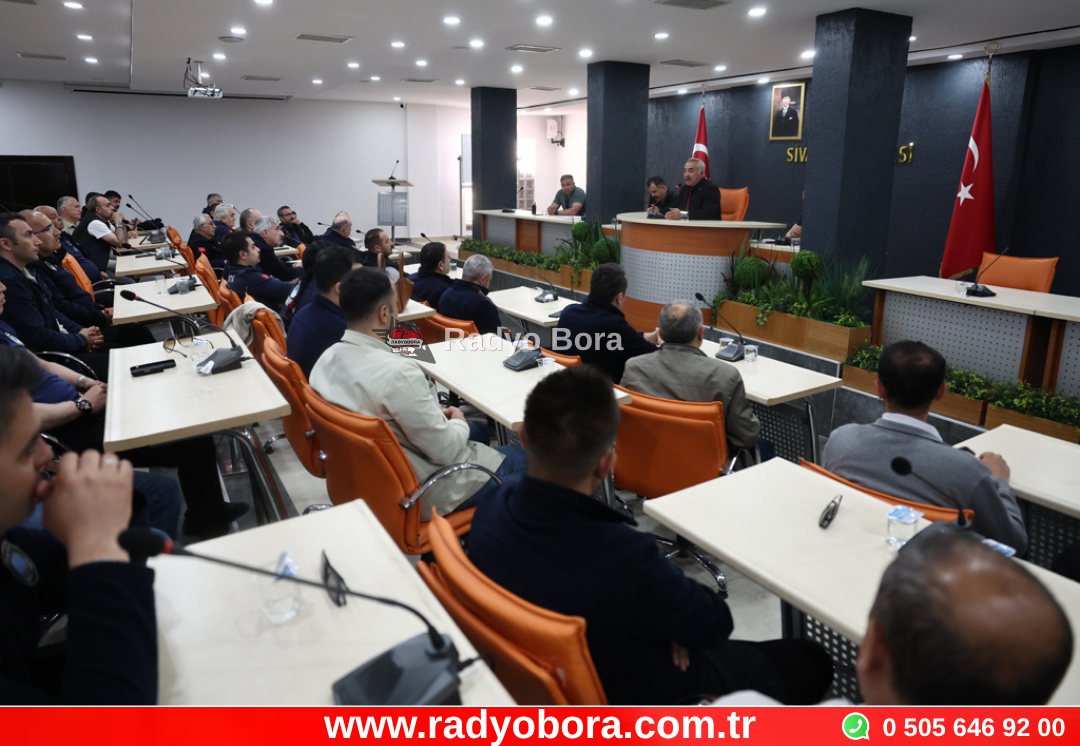 Sivas Zabıta Müdürlüğü İstişare Ve Değerlendirme Toplantısı Düzenlendi… Radyo Bora