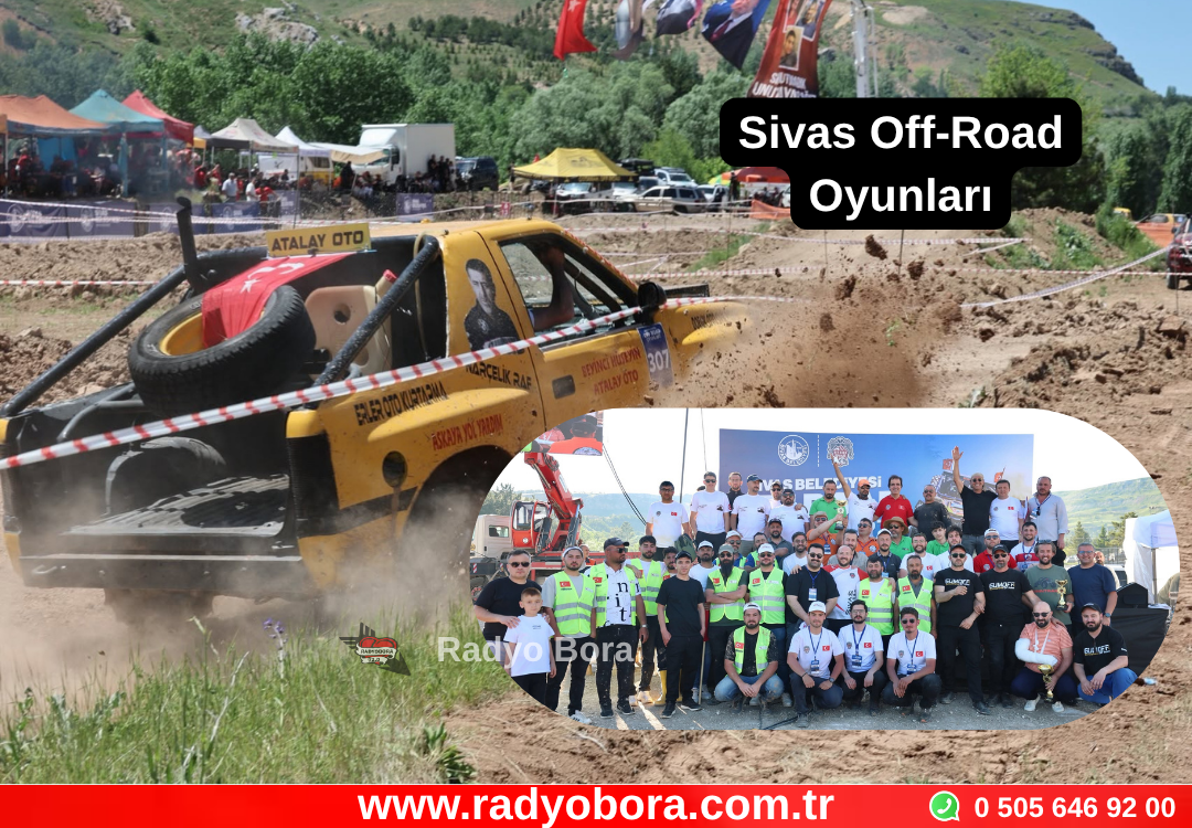 Sivas’ta Off-Road Oyunları Paşabahçe Mesire Alanı’nda Gerçekleştirildi Radyo Bora