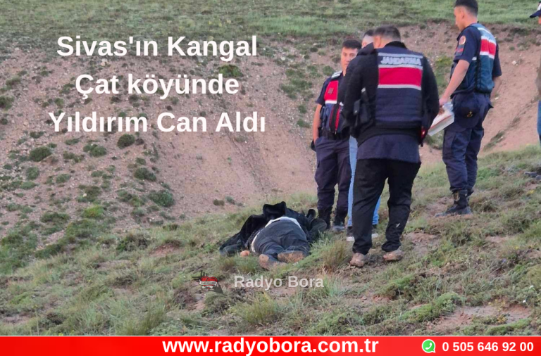 Sivas'ta Yıldırım Faciası Çoban Hayatını Kaybetti Radyo Bora