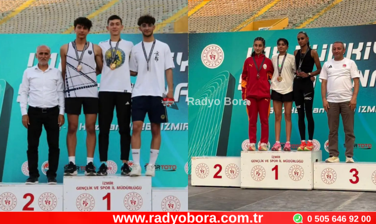 U18 Türkiye Atletizm Şampiyonası’nda Sivas’tan 2 Madalya Radyo Bora