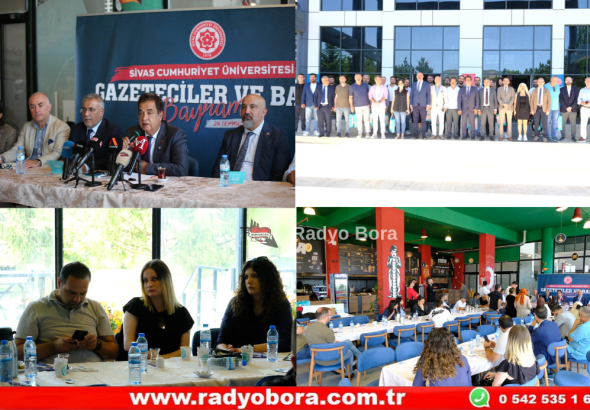 Sivas Cumhuriyet Üniversitesi Rektörü Prof. Dr. Ahmet Şengönül, 24 Temmuz Gazeteciler ve Basın Bayramı Dolayısıyla Sivas'ta Basın Mensuplarıyla Kahvaltı Programında Bir Araya Geldi Radyo Bora