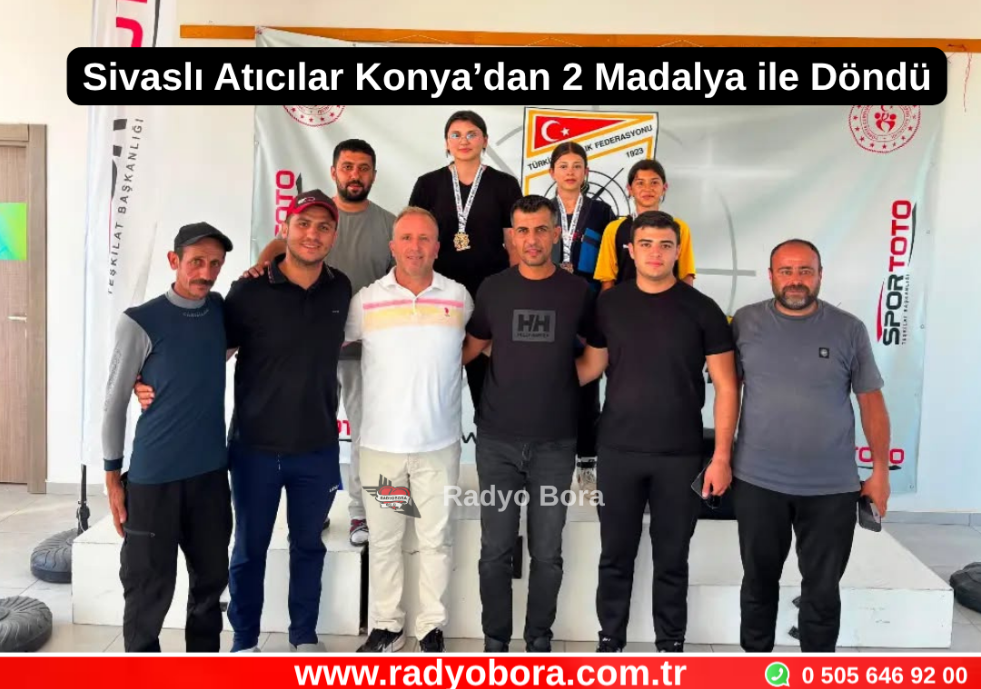 Sivaslı Atıcılardan Konya’da 2 Madalya ile Döndü Radyo Bora