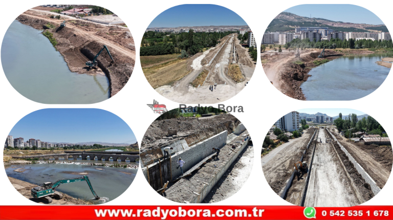 Sivas’ta Kızılırmak Taşkın Önleme ve Rüsubat Çalışmaları Devam Ediyor Radyo Bora