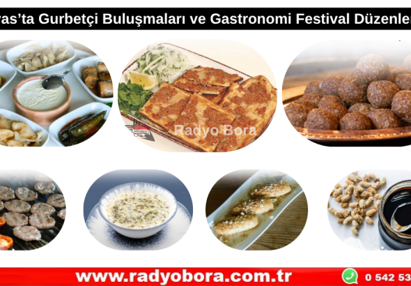Sivas’ta Gurbetçi Buluşmaları ve Gastronomi Festival Düzenlendi Radyo Bora
