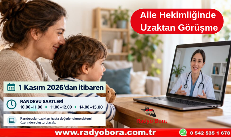 Aile Hekimiyle Uzaktan Görüşme Dönemi Başlıyor Radyo Bora