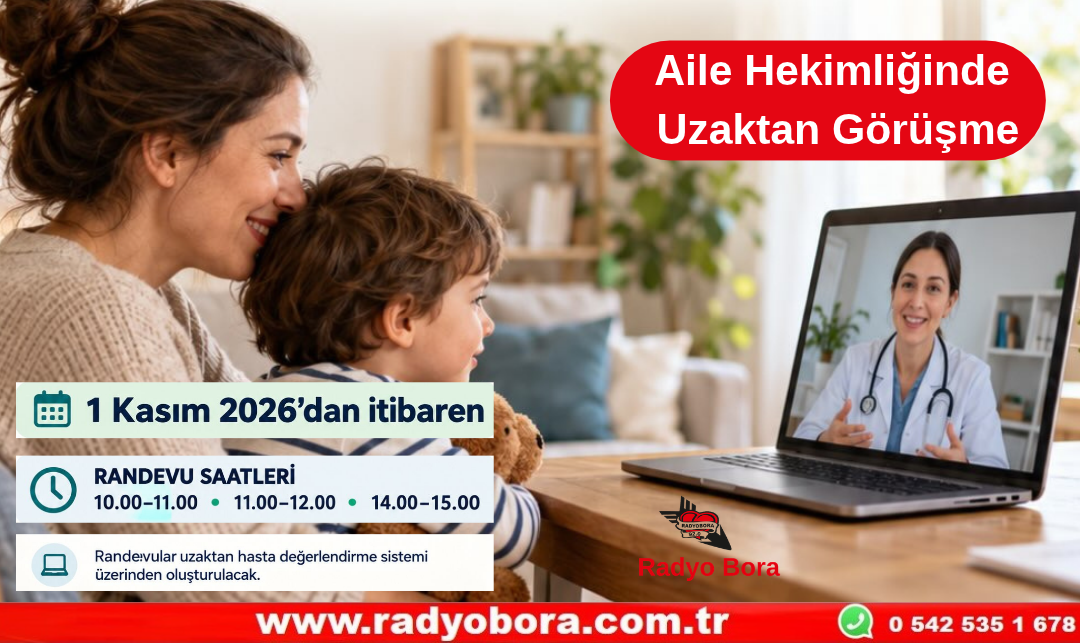 Aile Hekimiyle Uzaktan Görüşme Dönemi Başlıyor Radyo Bora