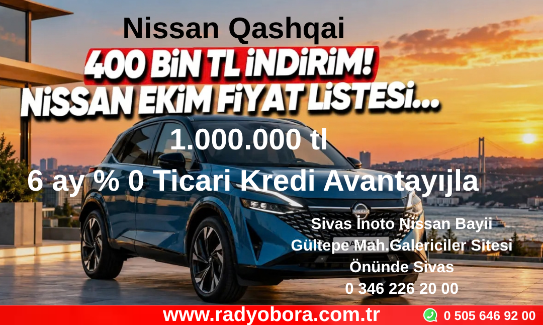 Nissan Qashqai Ekim 2026 Radyo Bora